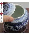 手繪海浪青花瓷花瓶 手繪海浪青花瓷花瓶